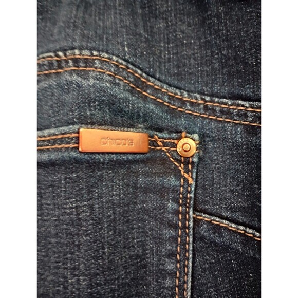 Chico's So Lifting Straight Leg Denim Jeans Size XL 16 - Picture 3 of 8